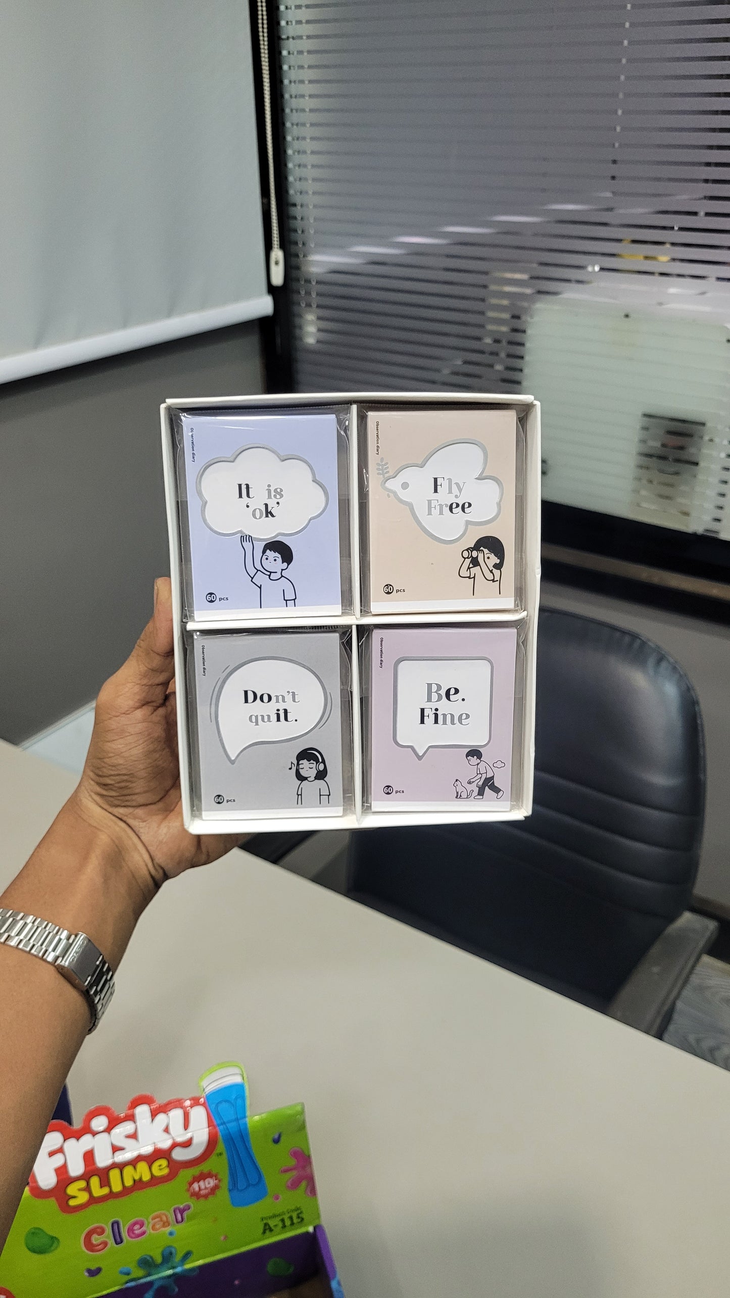 Motivational Sticky Notes Set – Positive Quotes for Daily Inspiration