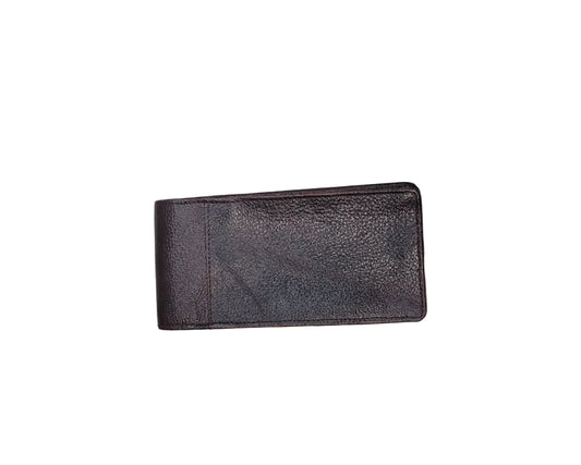 Premium Genuine Leather Magnetic Closure Card & Cash Holder