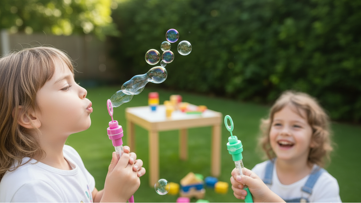 Bubble Pen Stamp – 4-in-1 Bubble Blowing & Stamp Pen