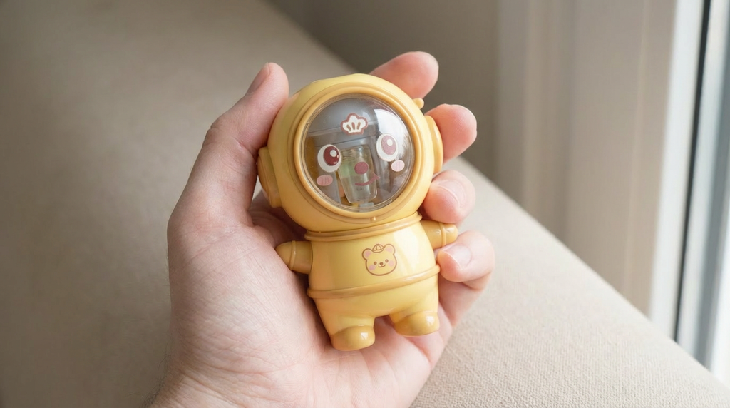 Cute Astronaut Bear Pencil Sharpener – Fun & Easy Sharpening for Kids