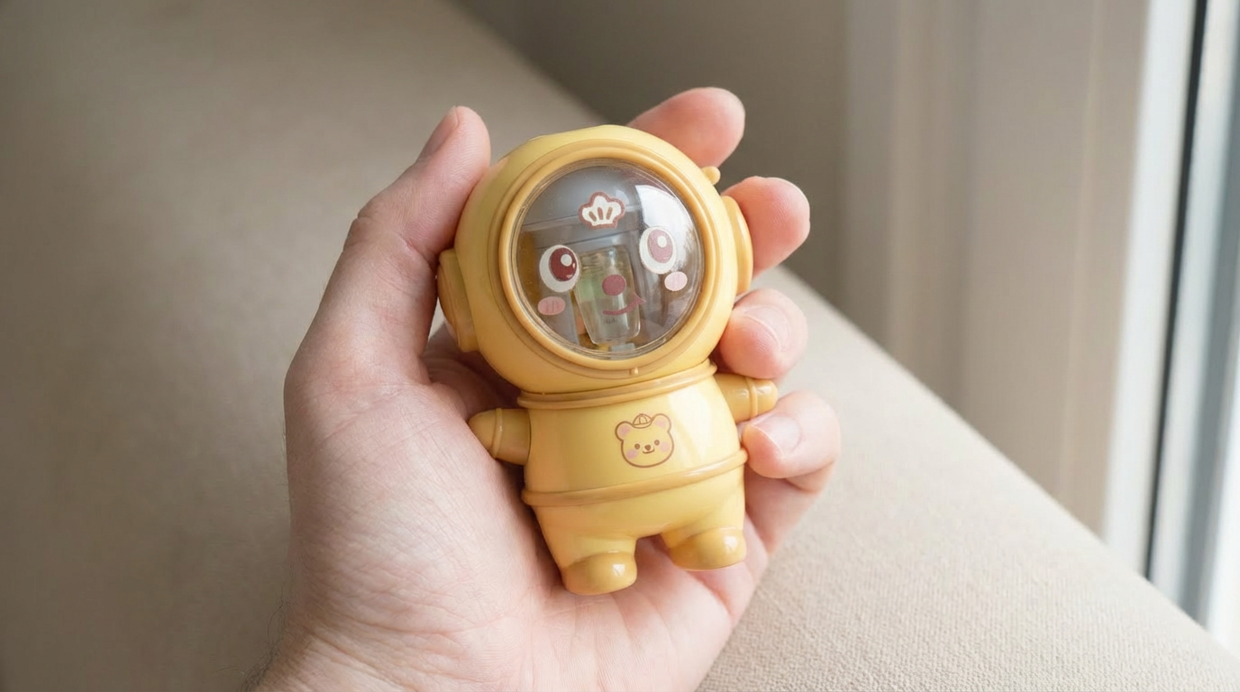 Cute Astronaut Bear Pencil Sharpener – Fun & Easy Sharpening for Kids