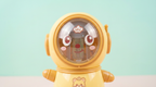 Cute Astronaut Bear Pencil Sharpener – Fun & Easy Sharpening for Kids