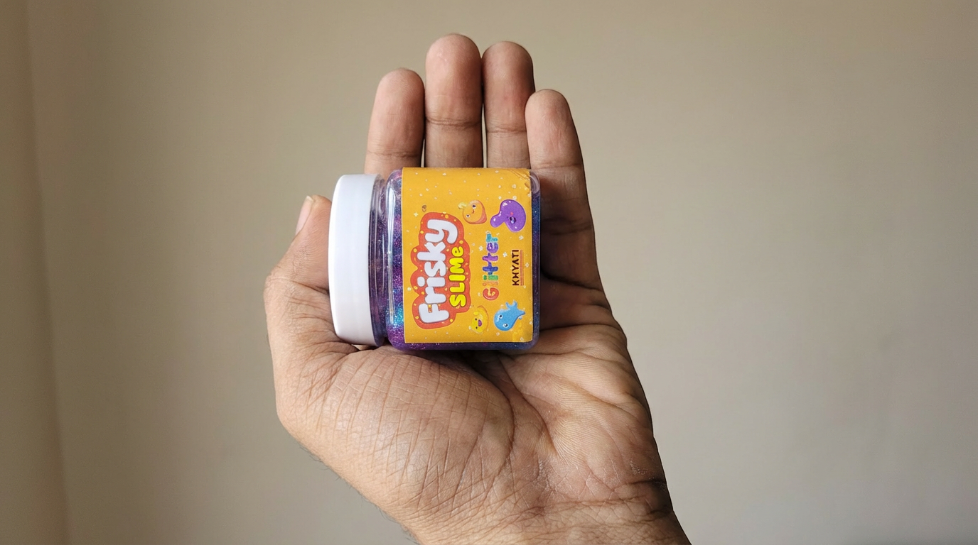 Frisky Slime Glitter – Stretchy, Sparkly Fun for Kids