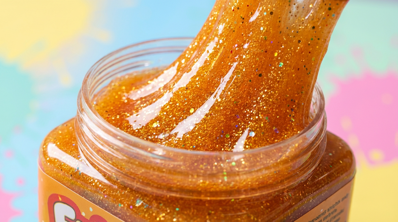 Frisky Slime Glitter – Stretchy, Sparkly Fun for Kids