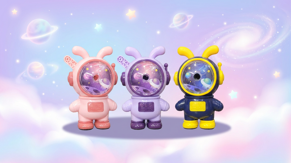 Bunny Astronaut Pencil Sharpener – Cute Space-Themed Stationery for Kids