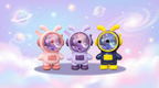 Bunny Astronaut Pencil Sharpener – Cute Space-Themed Stationery for Kids