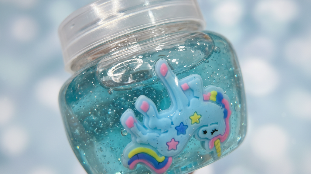 Crystal Mud Slime – Soft, Stretchy & Sparkly Sensory Fun