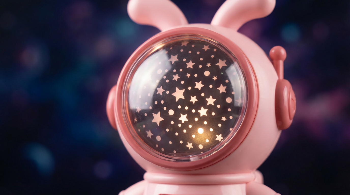 Bunny Astronaut Pencil Sharpener – Cute Space-Themed Stationery for Kids