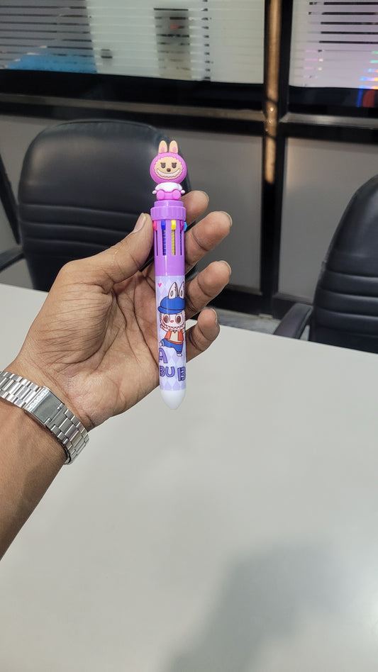 Cartoon Character Multicolor Pens – Fun Writing for Little Hands