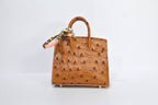 Textured Luxury Mini Top-Handle Handbag