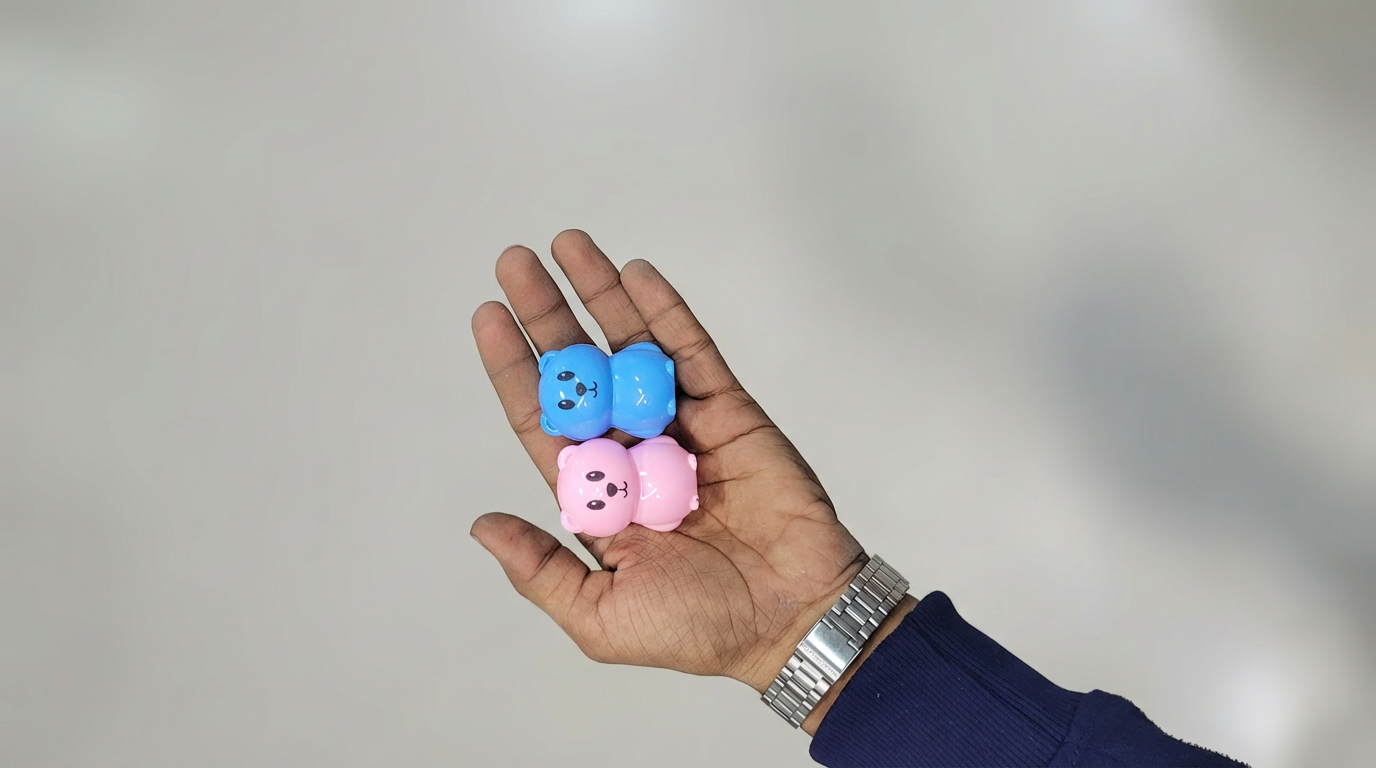 Cute Bear Pencil Sharpener – Mini Cartoon Sharpener for Kids