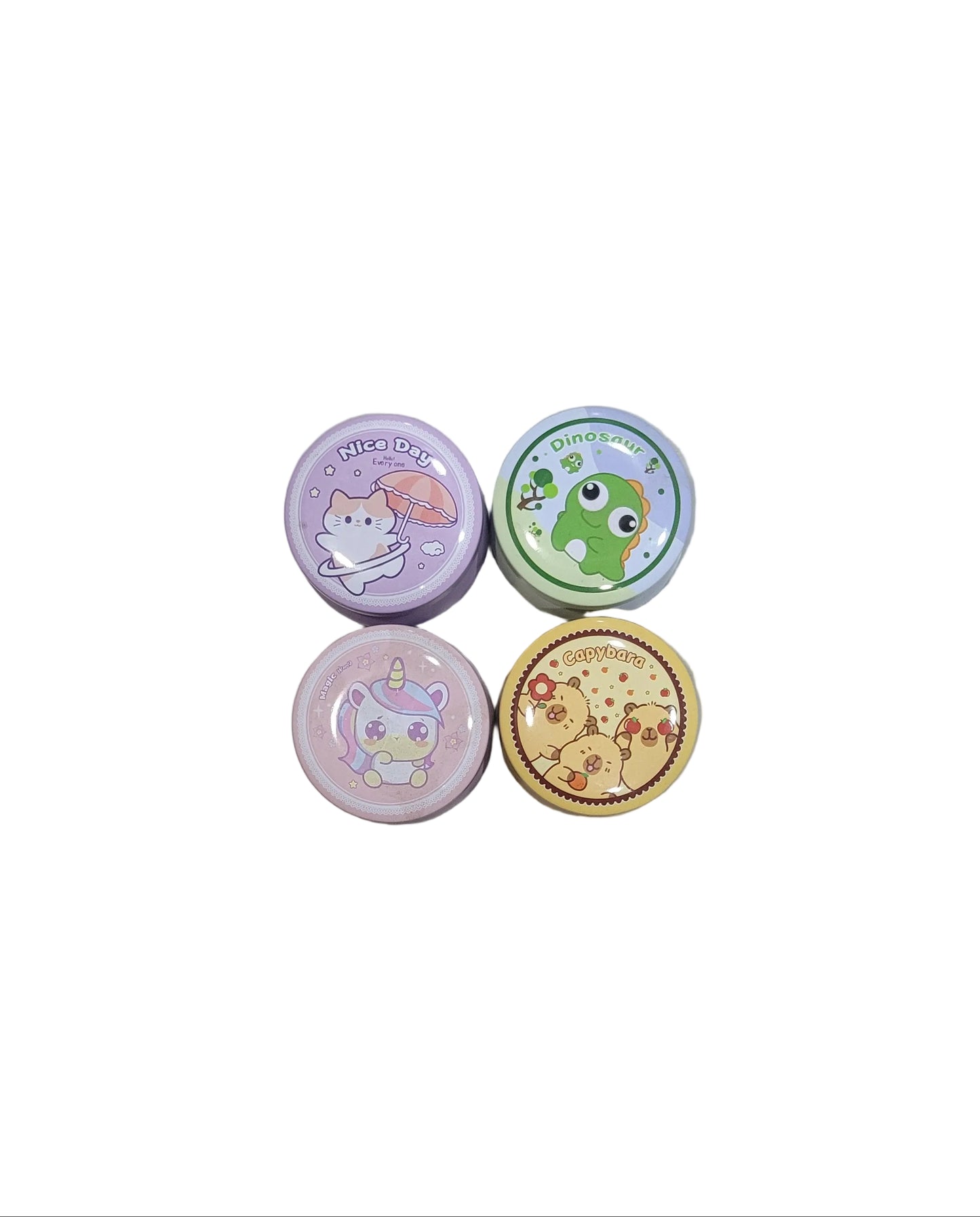 Cute Cartoon 2-Hole Pencil Sharpener – Dual Size with Storage Box