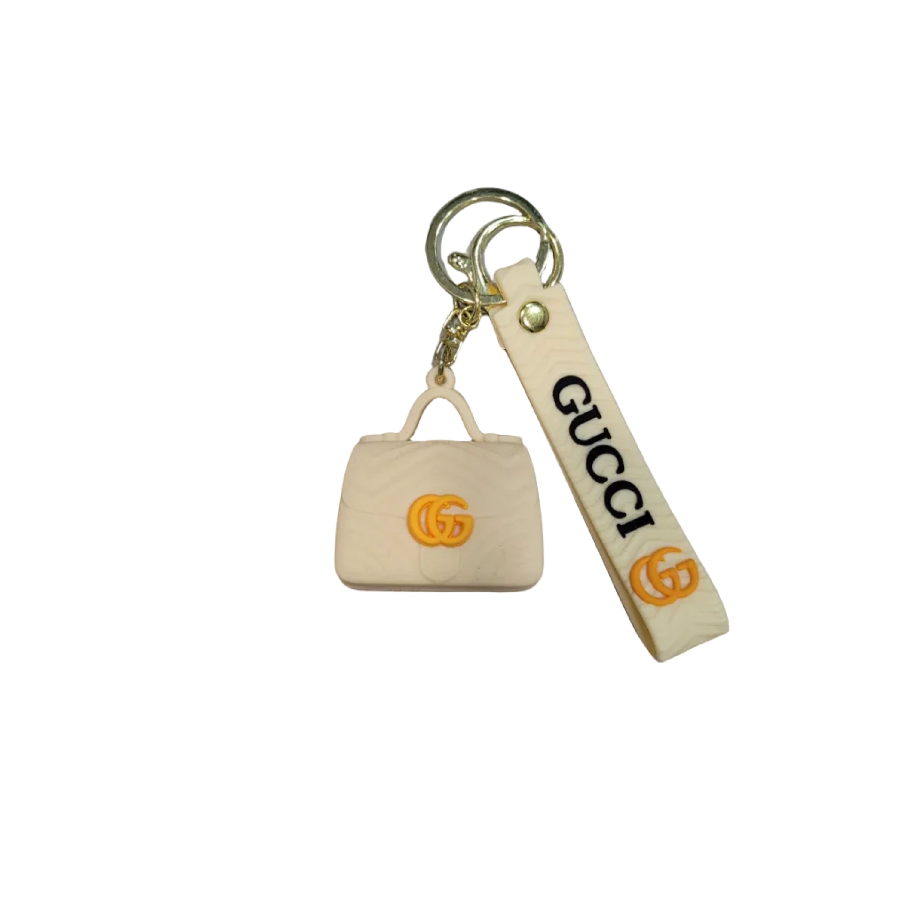 Cute Cartoon Character Keychain with Strap
