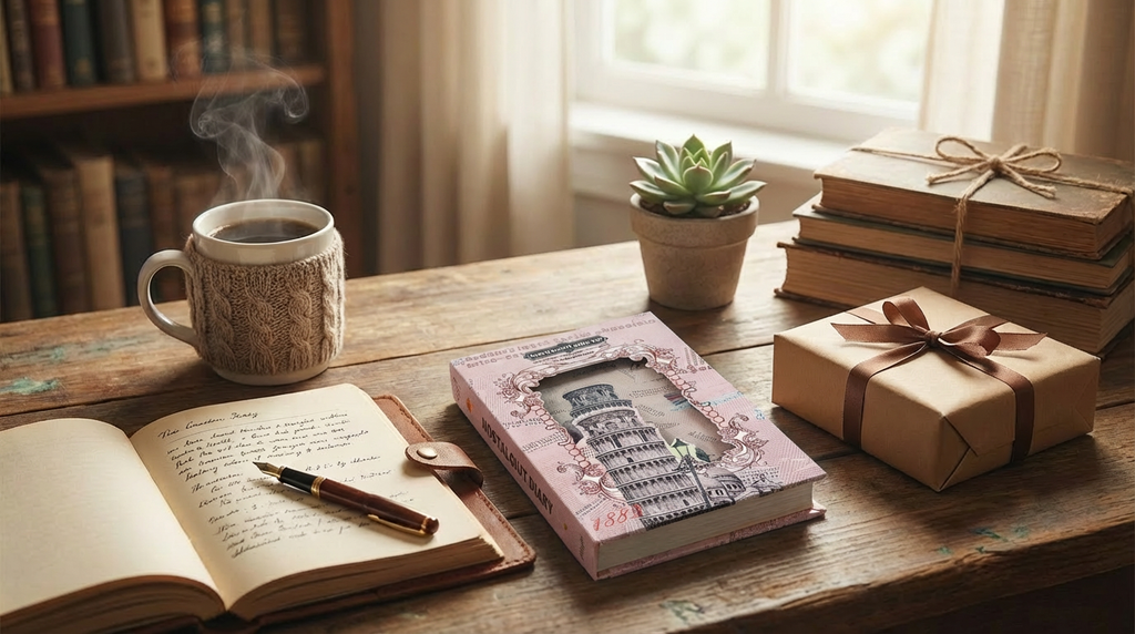 Lock Diary Notebook – Secret Journal with Key