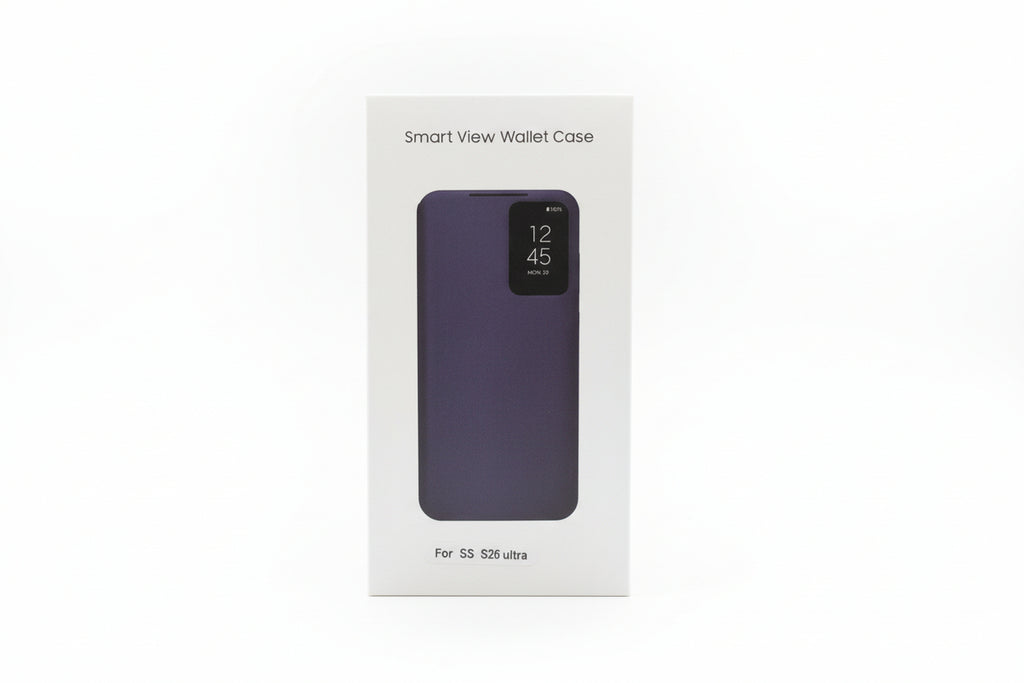 Smart View Flip Wallet Case Cover for Samsung Galaxy S26 Ultra