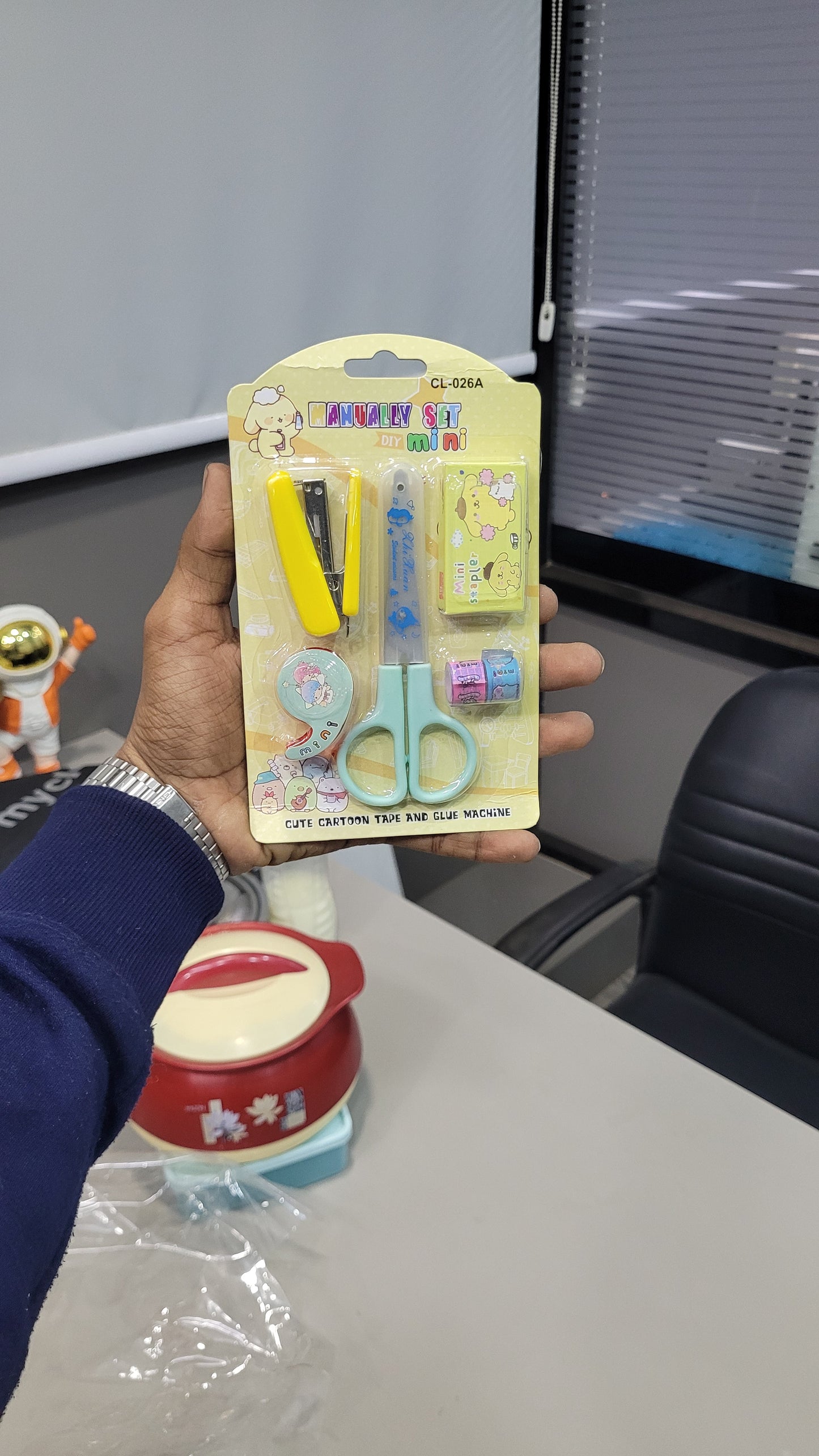 Cute DIY Mini Stationery Kit – Cartoon Craft Set for Kids