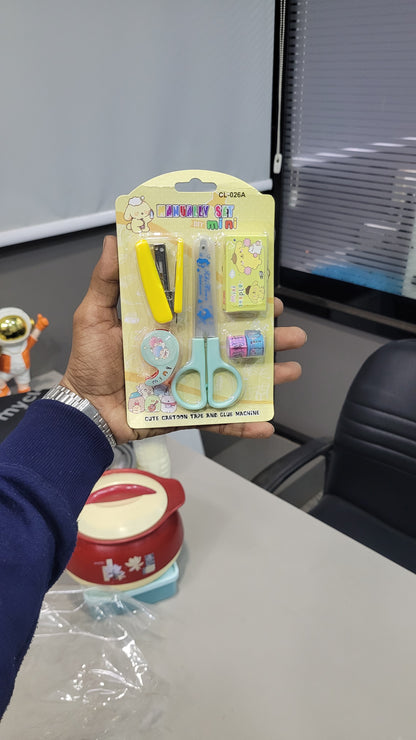 Cute DIY Mini Stationery Kit – Cartoon Craft Set for Kids