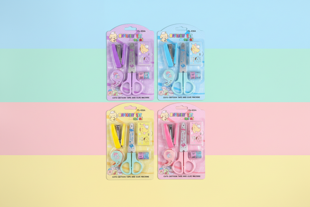 Cute DIY Mini Stationery Kit – Cartoon Craft Set for Kids