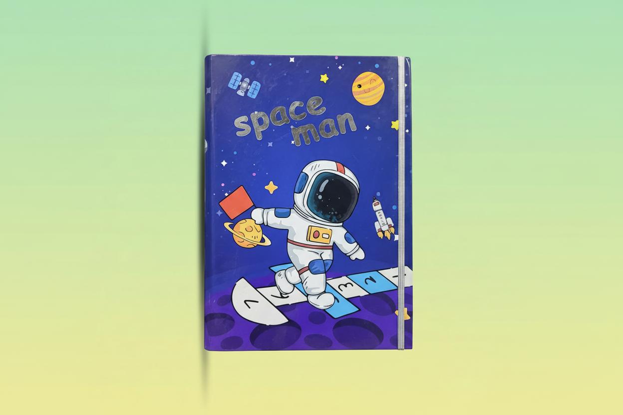 Kids Art & Colouring Kit – Space Man / Dinosaur Theme