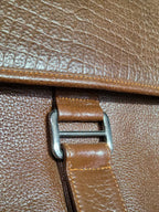 Heritage Brown Leather Laptop Briefcase
