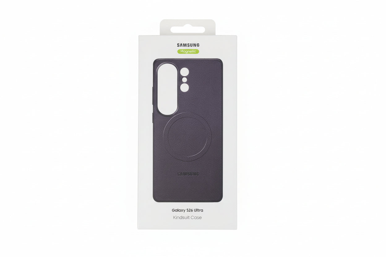 Magnetic Leather Texture Case for Samsung Galaxy S26 Ultra