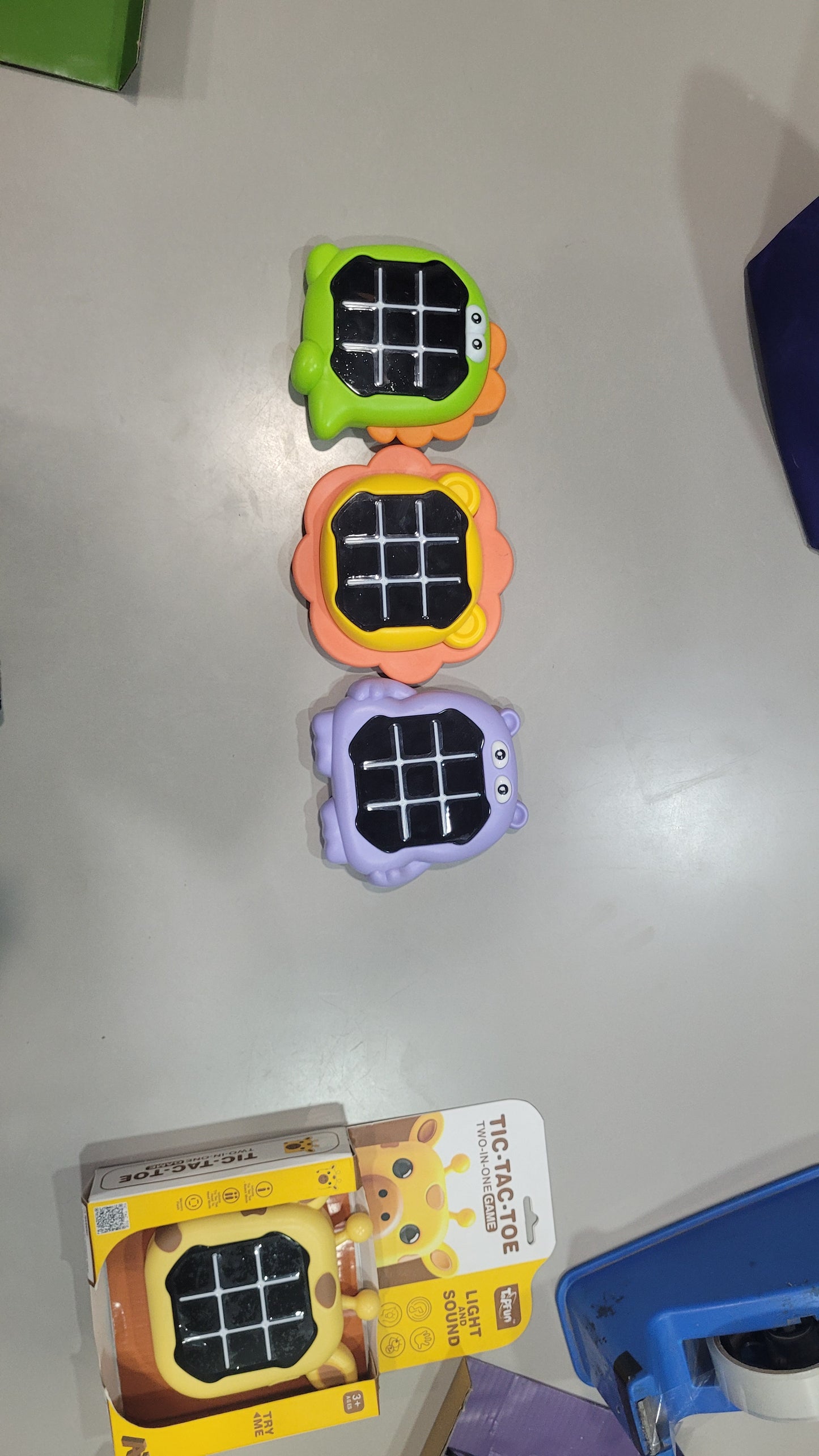 Dino Tic-Tac-Toe Game with Lights & Sound – 2-in-1 Fun Play