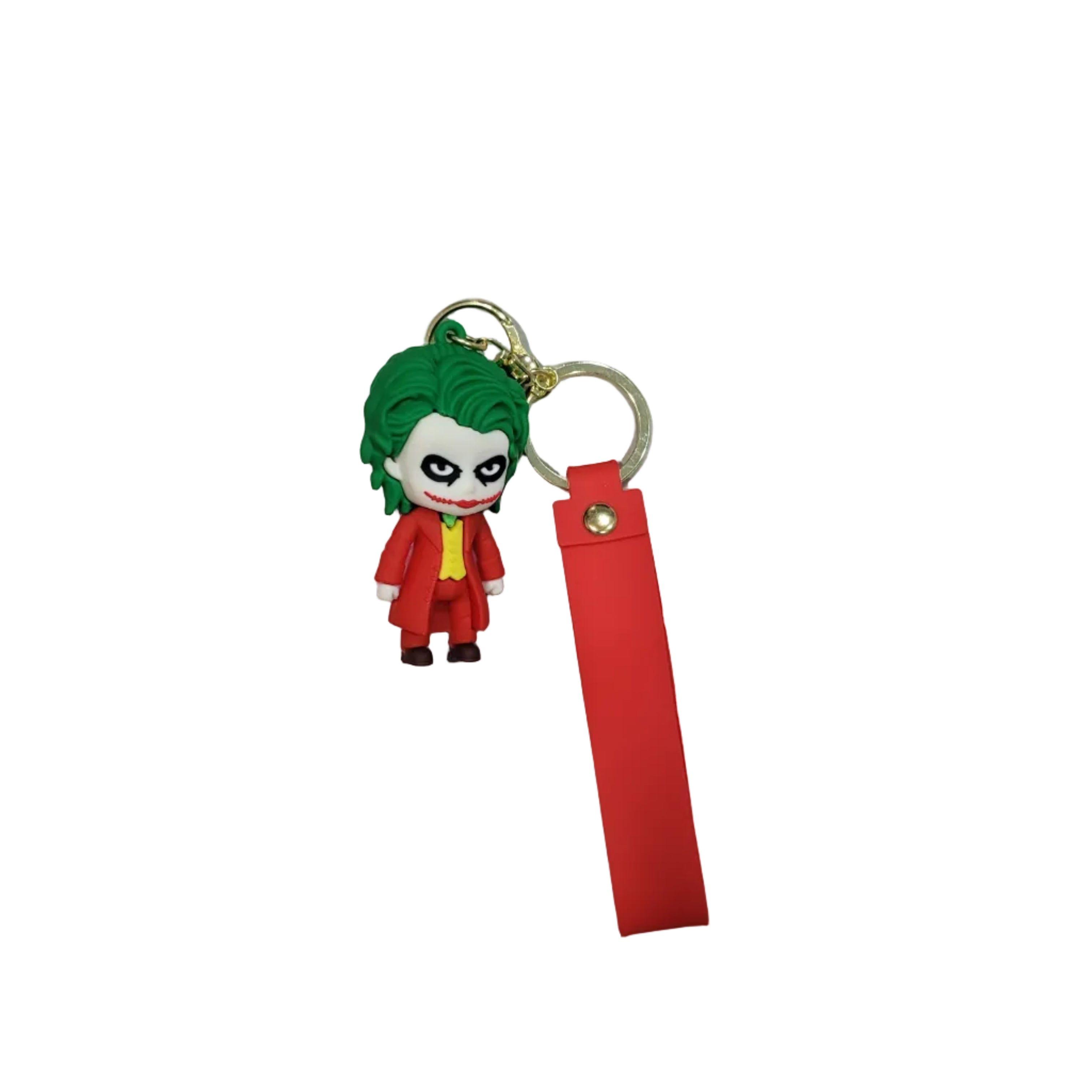 Cute Cartoon Character Keychain with Strap