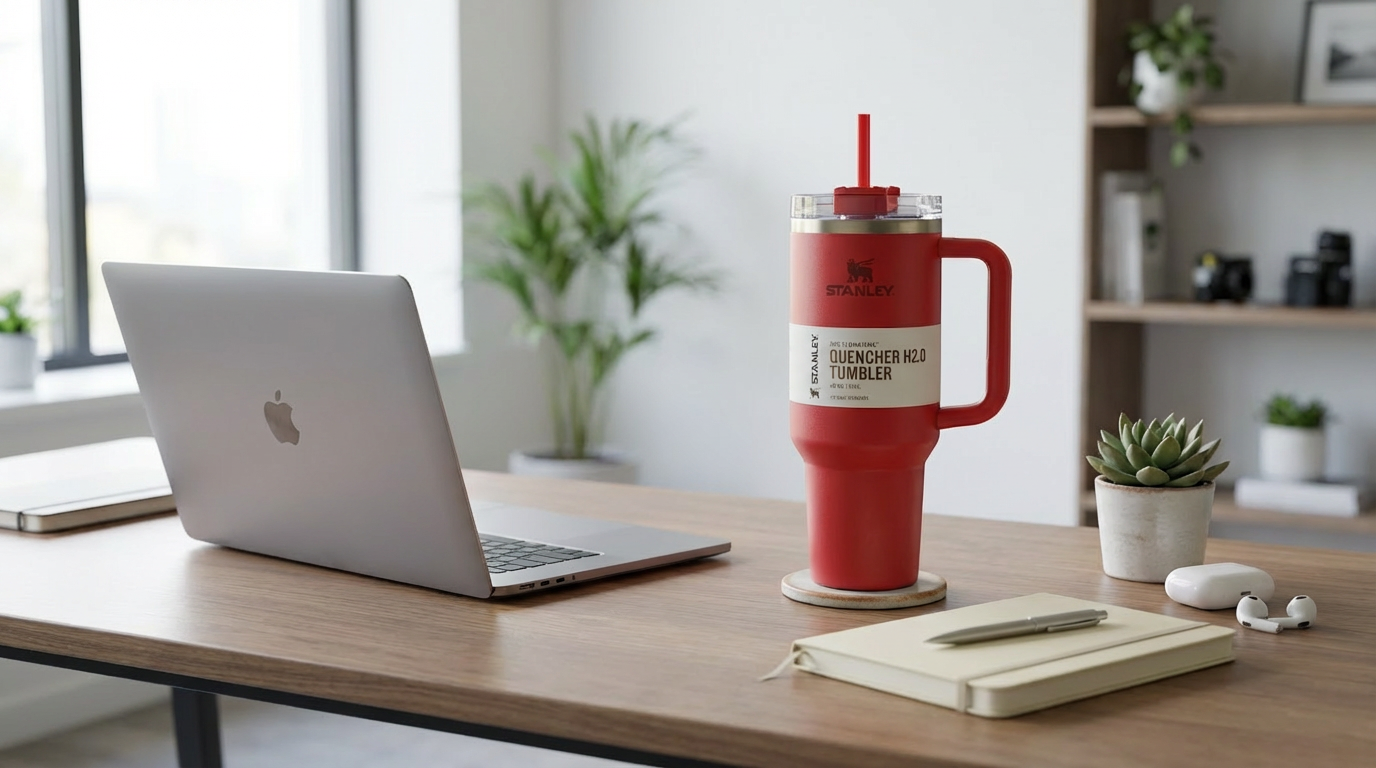 Stanley FlowState Quencher H2.0 Tumbler – 40oz Insulated Travel Mug