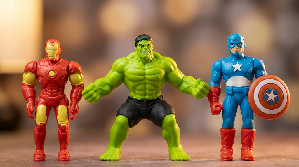 Mini Superhero Action Figures – Kids Collectible Toy Set