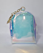 Transparent Mini Zip Pouch with Decorative Detail