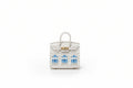 Embroidered Luxury Mini Top-Handle Handbag