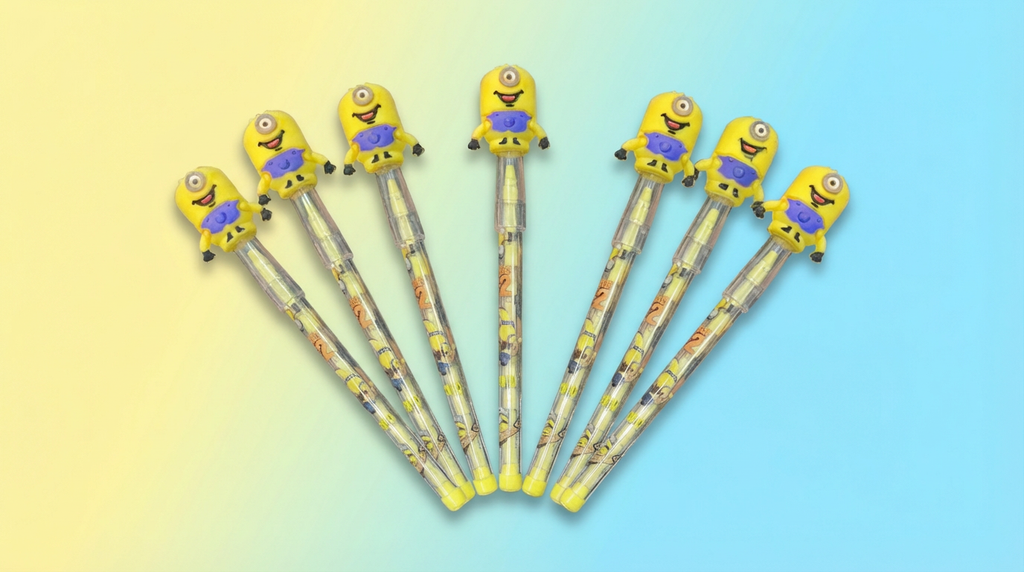 Minions Character Topper Pen Pencil – Fun Writing for Kids