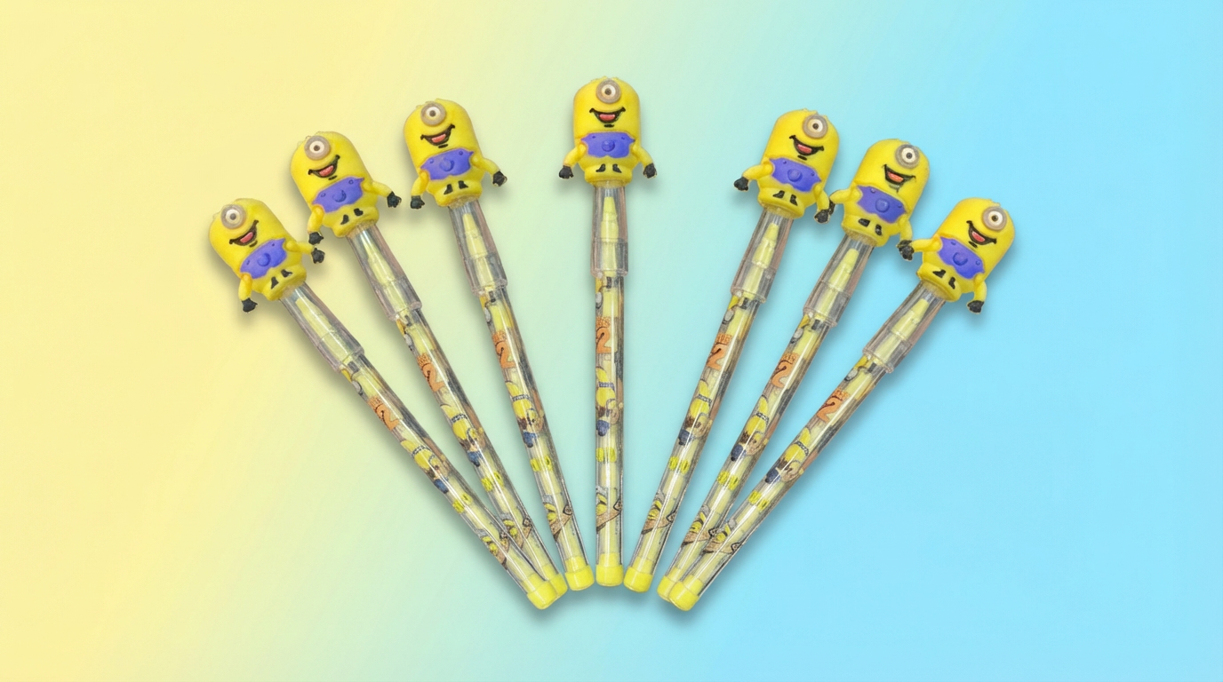 Minions Character Topper Pen Pencil – Fun Writing for Kids