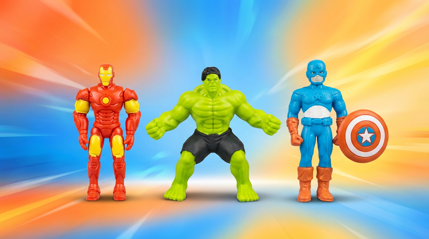 Mini Superhero Action Figures – Kids Collectible Toy Set