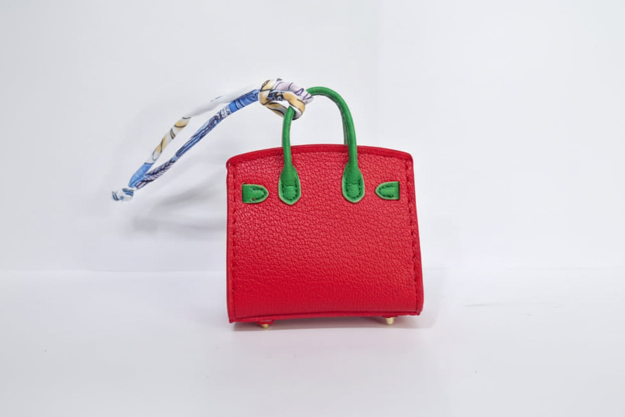 Embroidered Luxury Mini Top-Handle Handbag