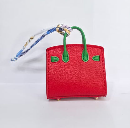 Embroidered Luxury Mini Top-Handle Handbag