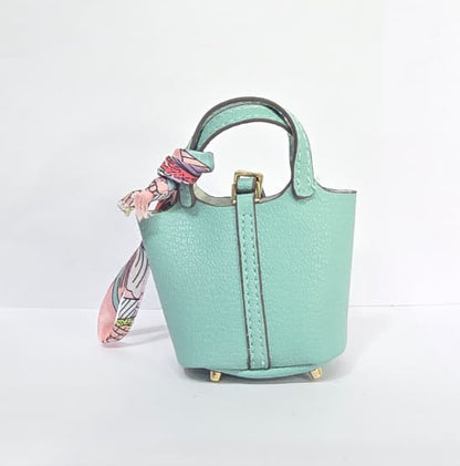 Luxury Mini Bucket Handbag with Lock Detail