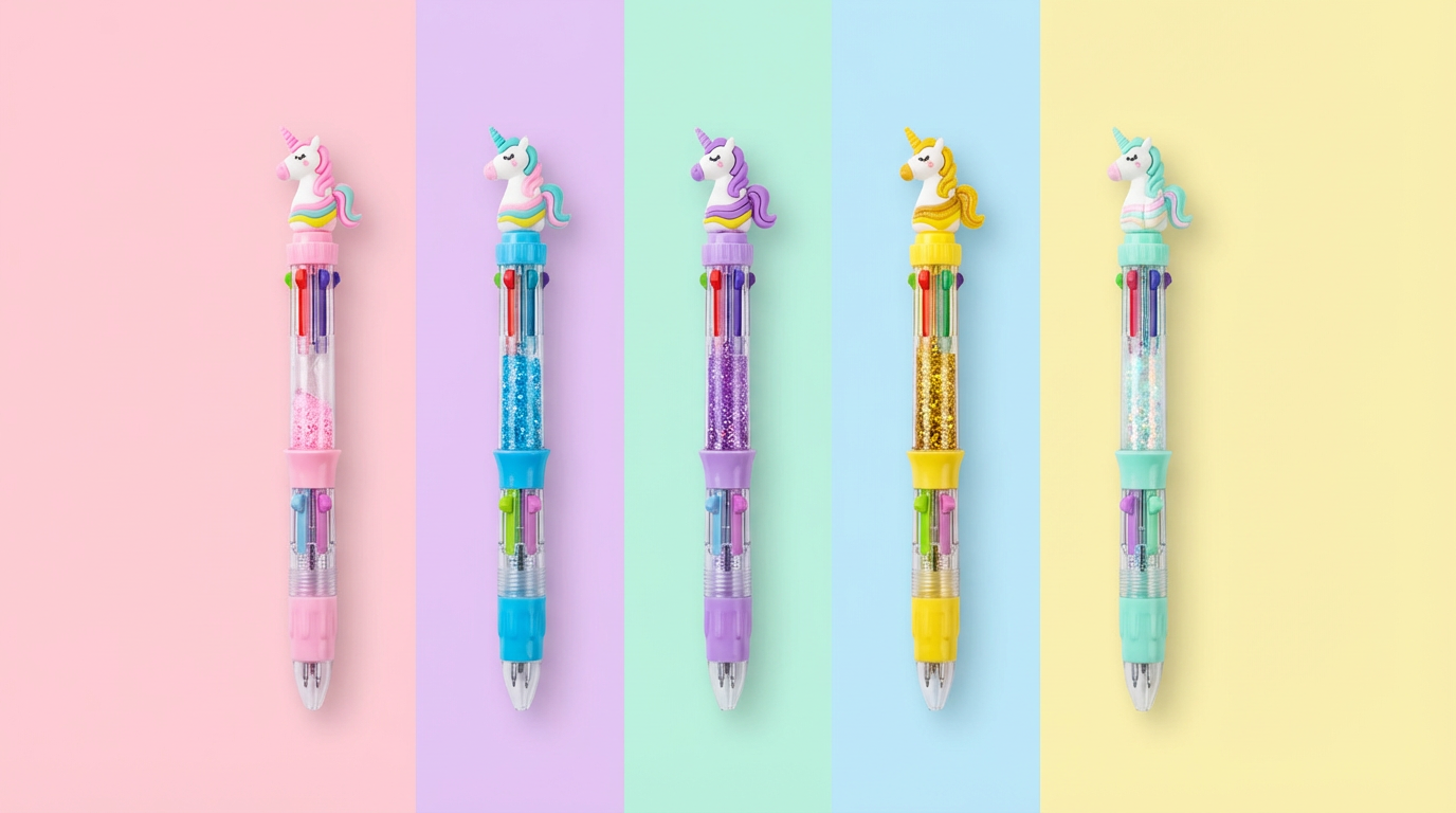 Unicorn Glitter Multi-Function Pen – Cute & Magical Writing