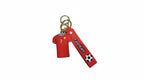 Cute Cartoon Character Keychain with Strap
