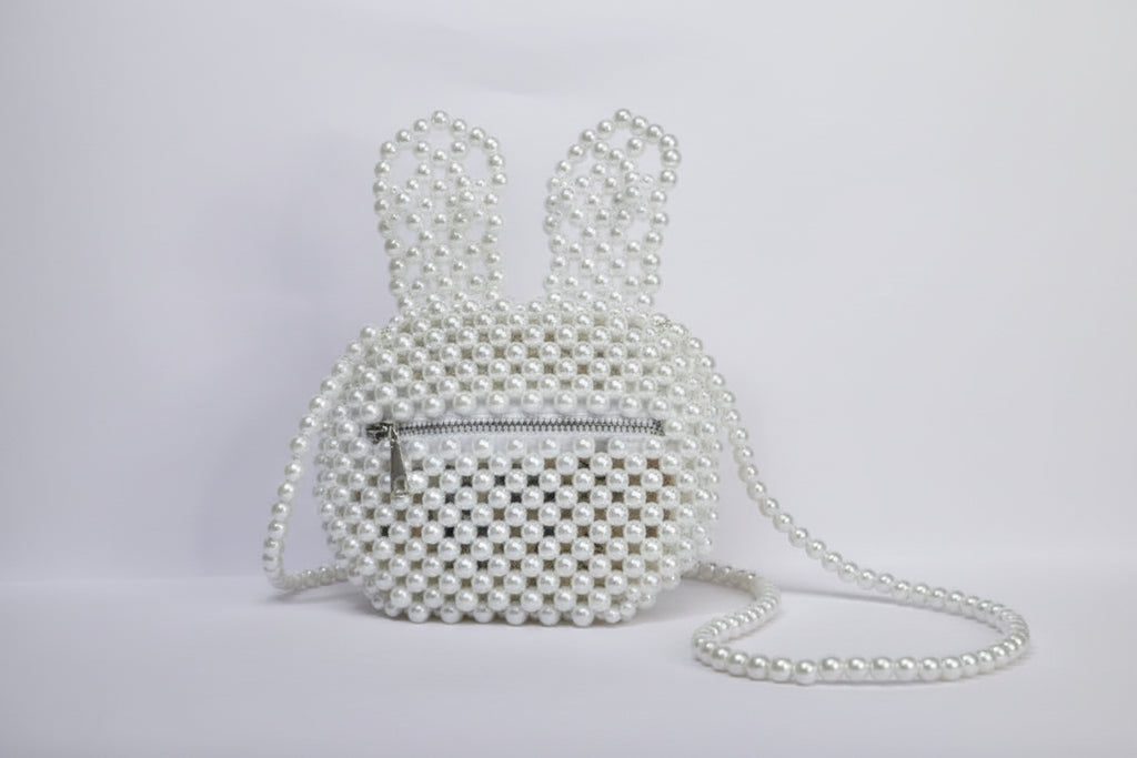 Luxury Pearl Beaded Mini Handbag