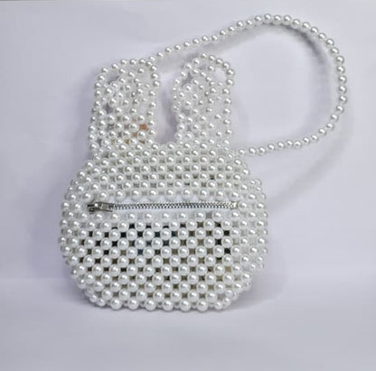 Luxury Pearl Beaded Mini Handbag