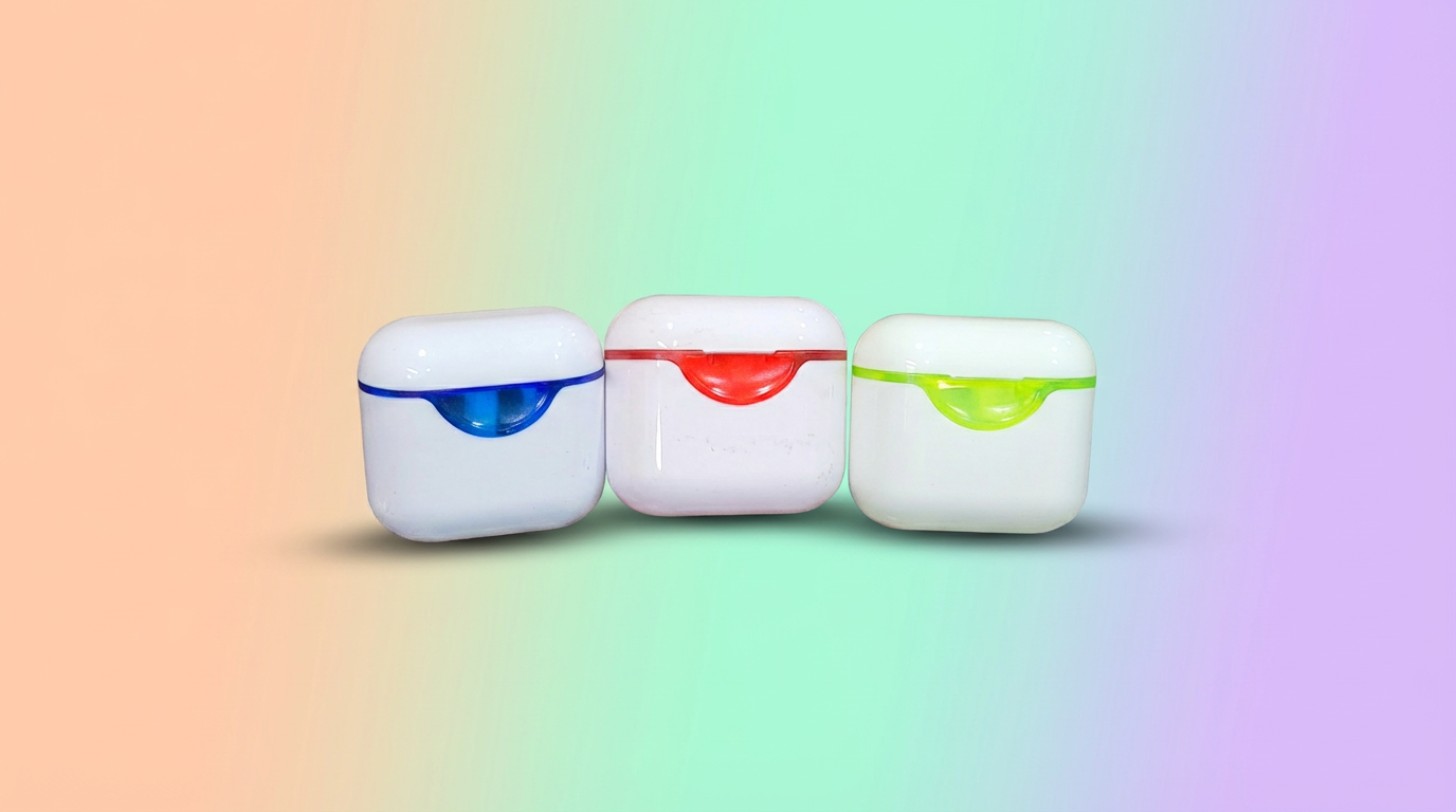AirPods Style Pencil Sharpener – Cute, Compact & Mess-Free