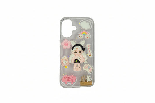 3D Cute Cartoon Character Phone IPhone 16 Case