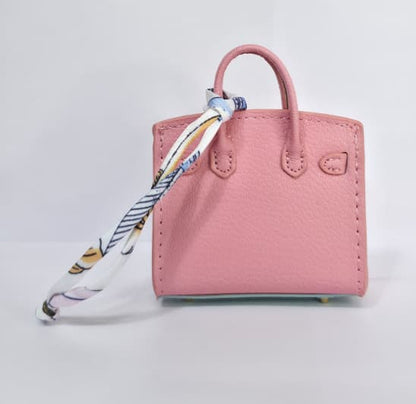 Embroidered Luxury Mini Top-Handle Handbag
