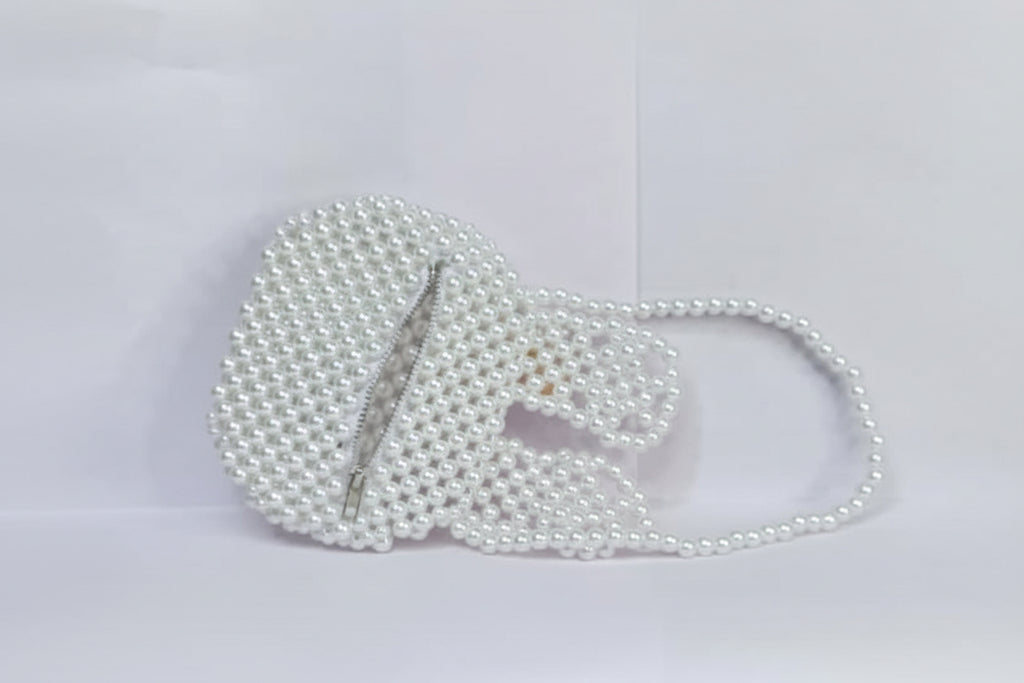 Luxury Pearl Beaded Mini Handbag