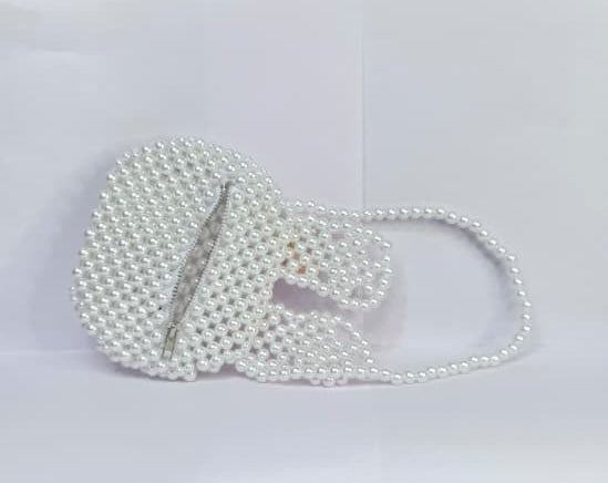 Luxury Pearl Beaded Mini Handbag