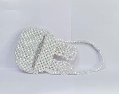 Luxury Pearl Beaded Mini Handbag