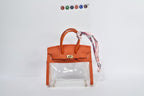 Transparent Panel Luxury Mini Handbag