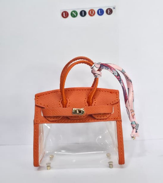 Transparent Panel Luxury Mini Handbag