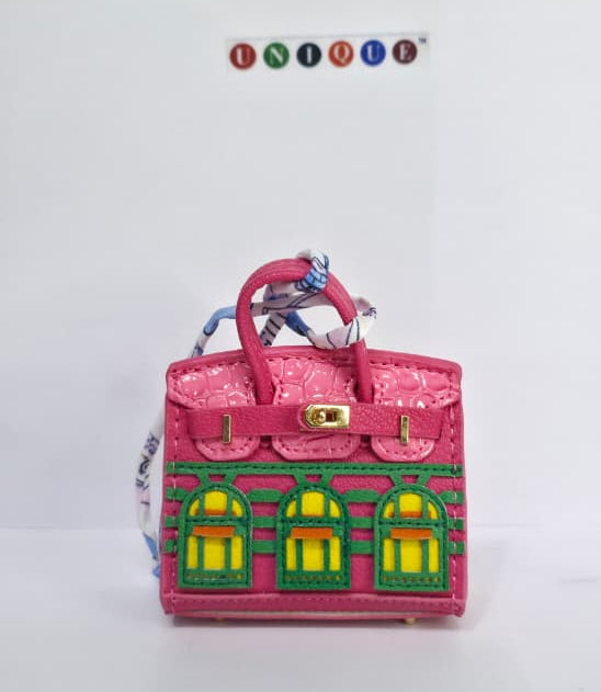 Embroidered Luxury Mini Top-Handle Handbag